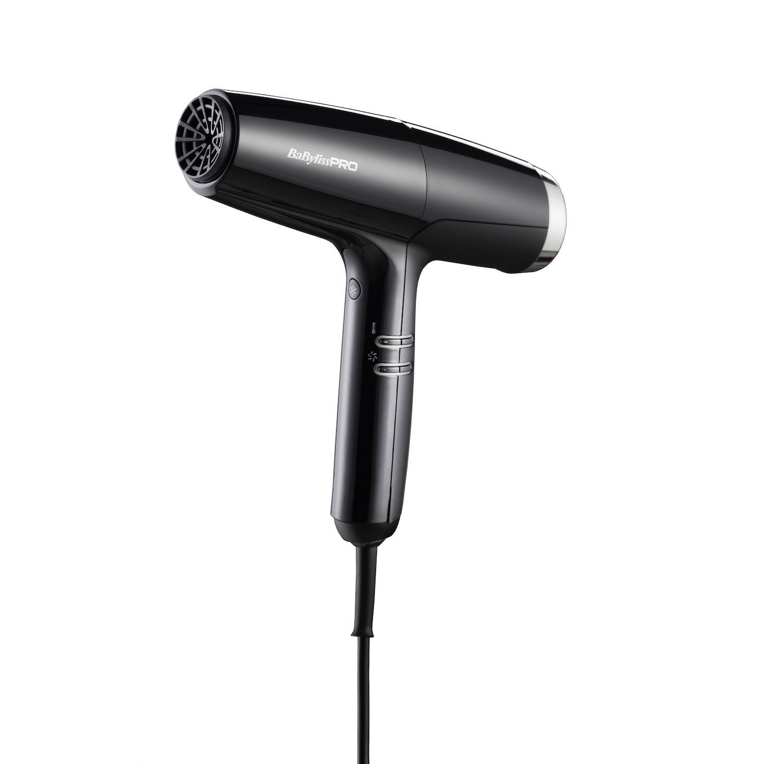 BaBylissPRO Falco Haartrockner Digital Highspeed Schwarz/Silber BAB8550BE