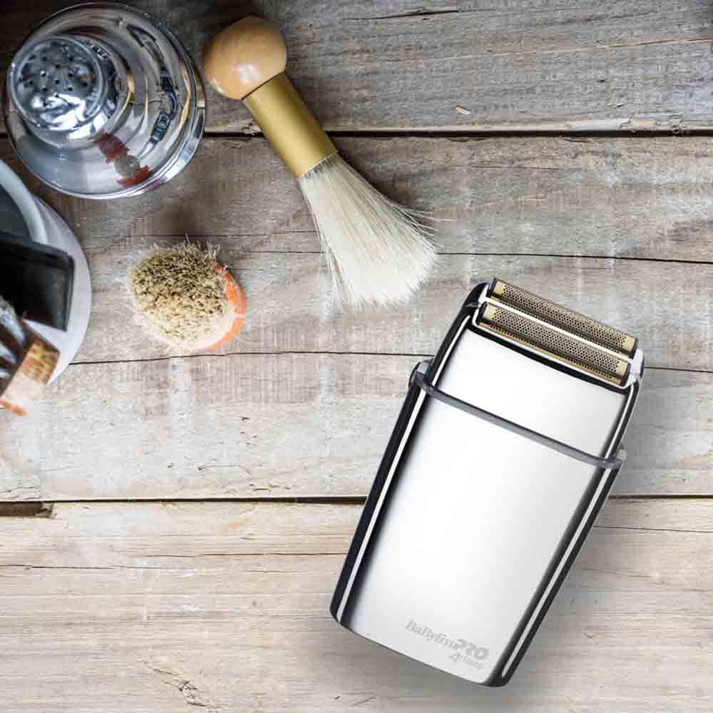 BaByliss PRO 4Artists Doppelfolienrasierer FOILFX mit Vollmetallgehäuse FXFS2E