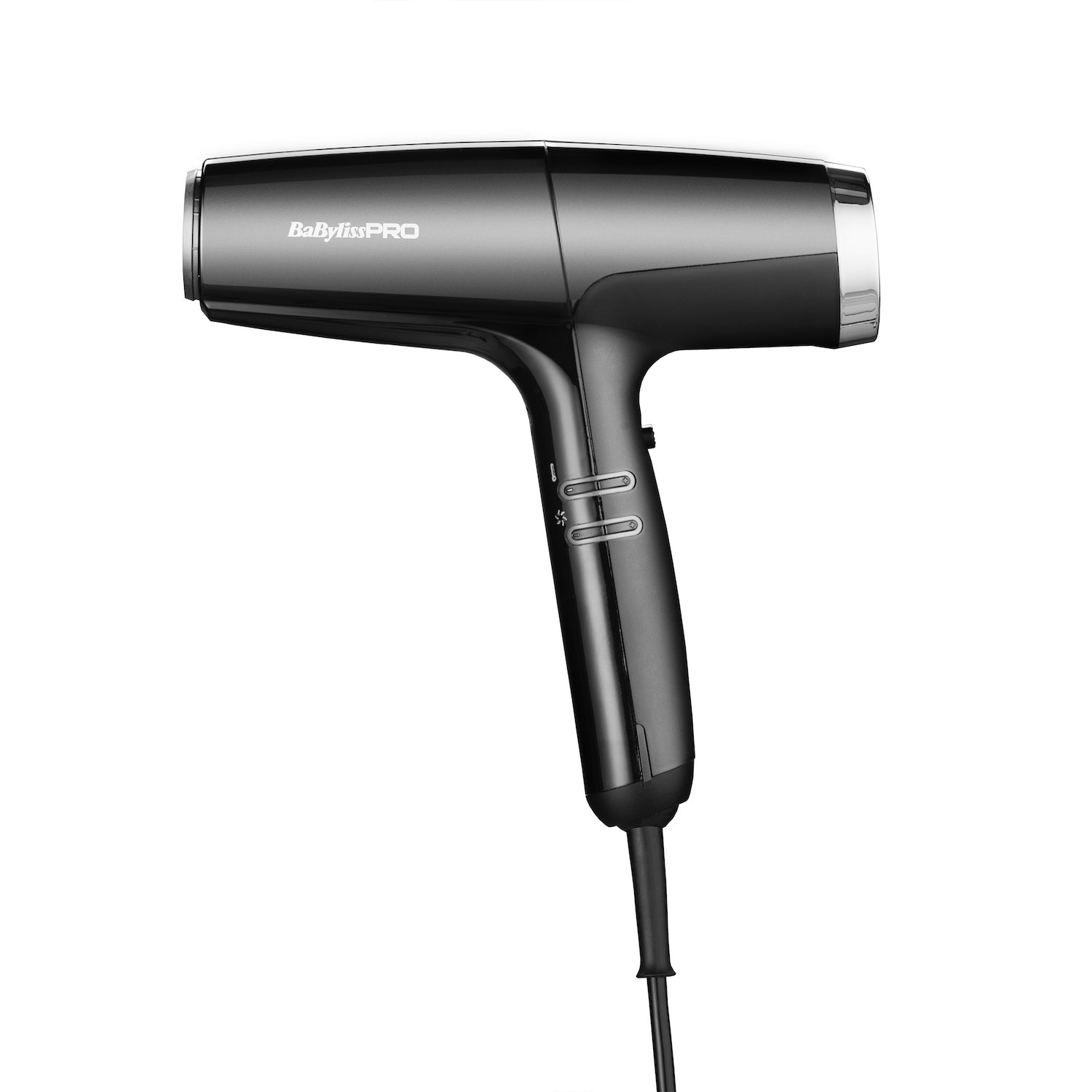 BaBylissPRO Falco Haartrockner Digital Highspeed Schwarz/Silber BAB8550BE