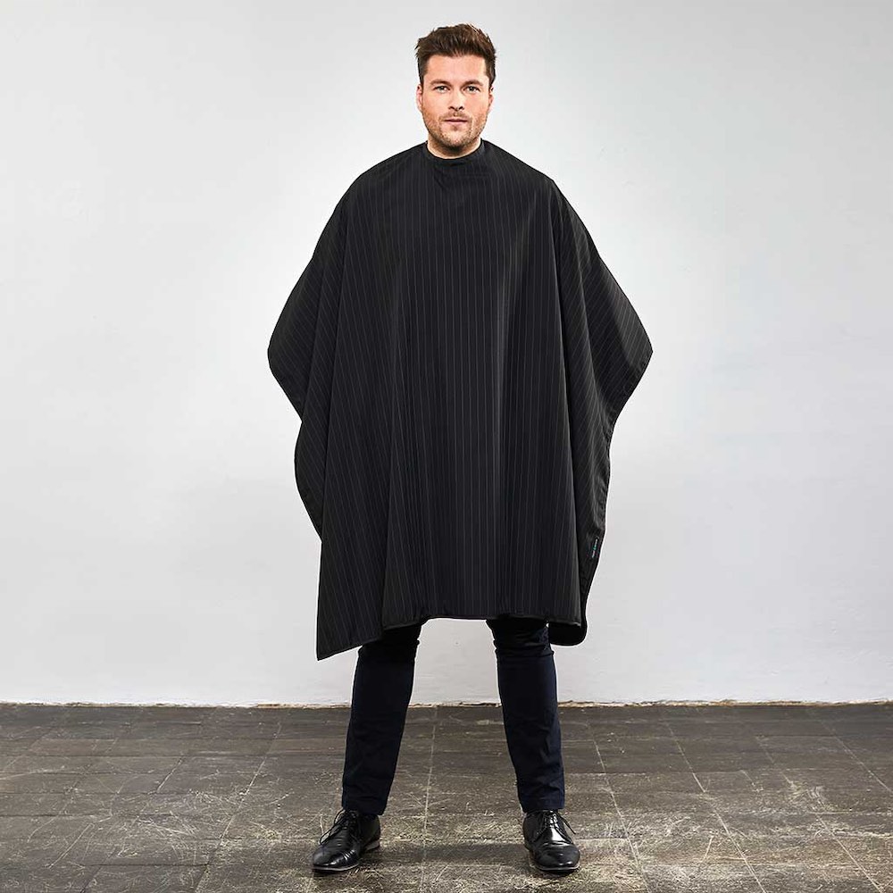 Trend Design Herren Schneideumhang - Schwarz mit Druckknopfverschluss