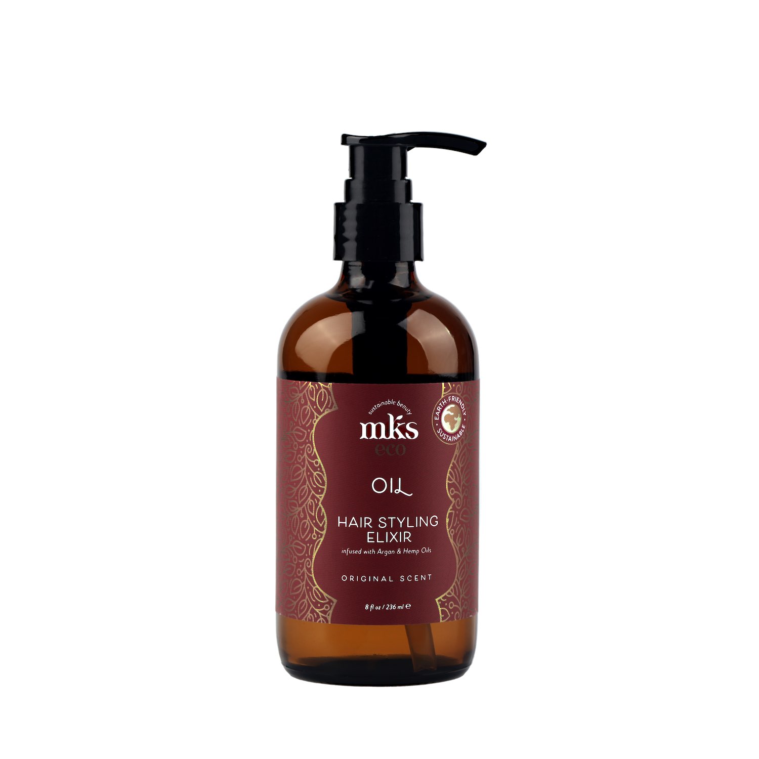 mks eco Marrakesh Oil normal Arganöl Hanfsamenöl für Glanz & Feuchtigkeit 236 ml
