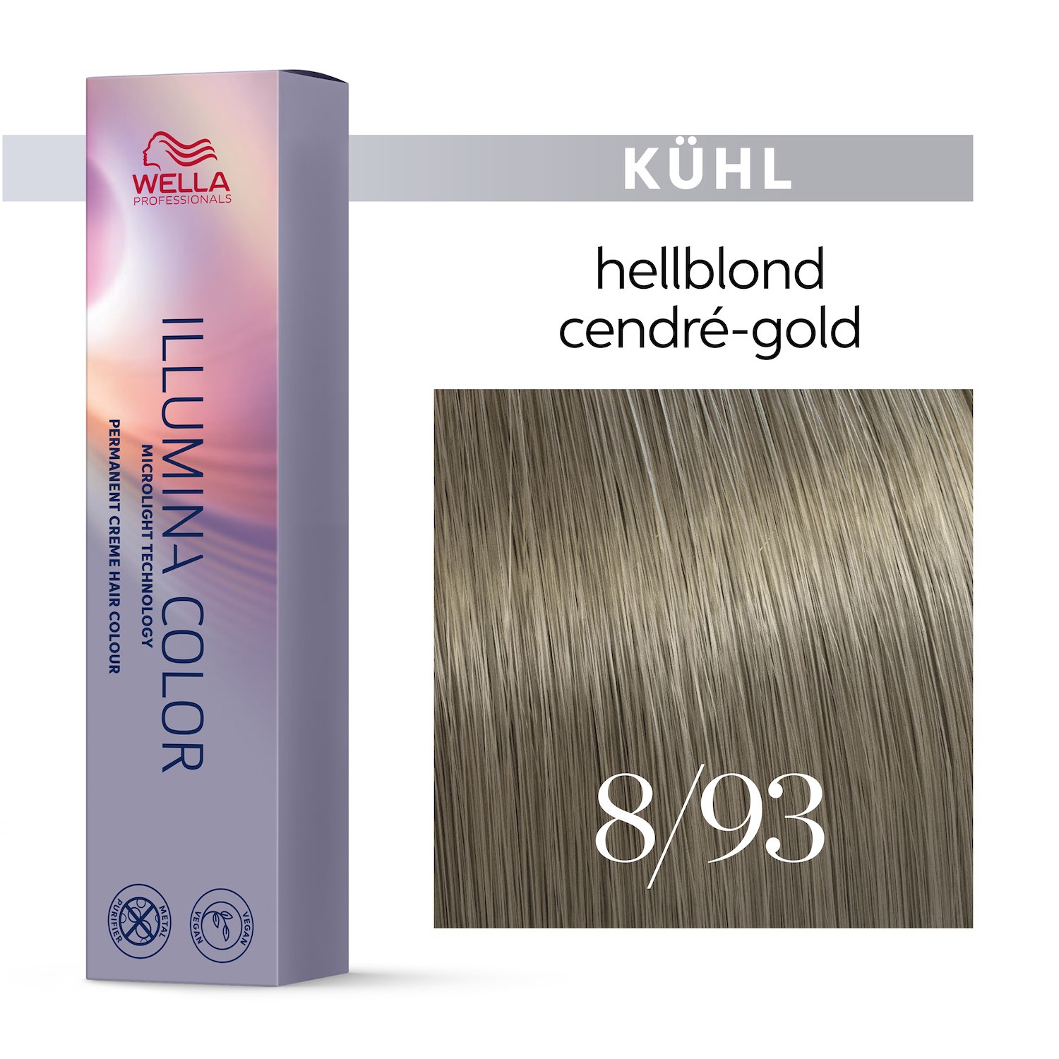 Wella Illumina Color Haarfarbe  8/93 Hellblond Cendré Gold